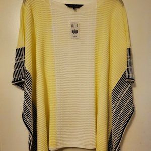 NWT Ming Wang Poncho Kimono BatWing Style Knit Top